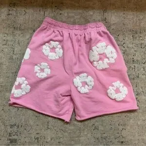 Denim tears ショートパンツ M ピンク Denim Tears Cotton Wreath Pink Shorts
